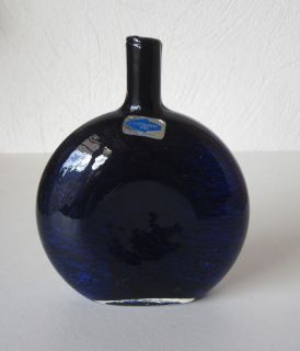 Iittala Nuutajarvi OIVA TOIKKA Art Glass Bottle/Vase, Excellent 