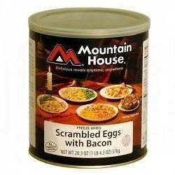   Scrambled Eggs with Bacon   Mountain House Freeze Dried Emergency Food