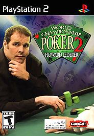 World Championship Poker 2 Featuring Howard Lederer Sony PlayStation 2 