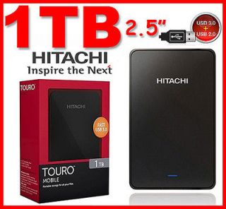 New 1TB HITACHI Touro Mobile 1000GB 2.5 External Hard Drive Disk USB3 