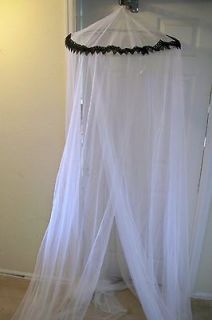 Infant Baby Crib Mosquito Net Netting Canopy White