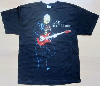 Joe Satriani   WORMHOLE TOUR Tour T Shirt   Double Extra Large (2XL 