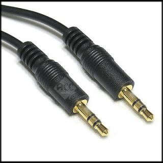   male to 3.5mm 1/8 male Speaker Audio AUX Gold Plated PC Cable