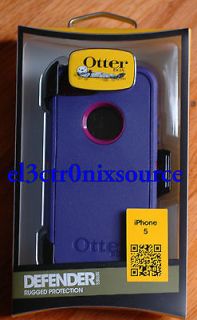 NEW OTTERBOX OEM DEFENDER CASE w/Clip for Apple iPhone 5 BOOM Pop 