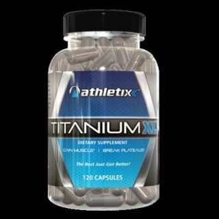 Athletix Titanium XL x 120 caps   INCREASE LEAN MUSCLE & STRENGTH 