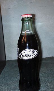    Cola Green Glass Bottle unopened 1997 WNBA Champions Houston Comets