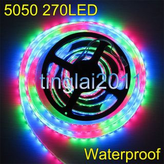 5M 5050 Dream Color Horse Race Waterproof RGB 270 LED Strip light + IR 