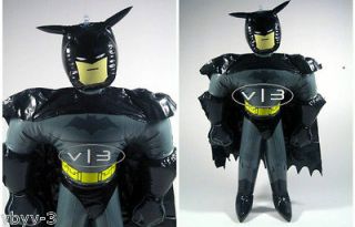 BATMAN Superhero Figure Doll INFLATABLE Blow Kids Toys Up Party Favor 