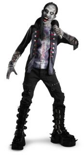 zombie shock rock child costume size xl 14 16 one