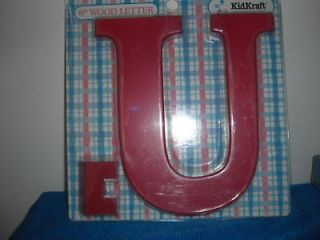 newly listed new red kidkraft wooden letter u time left