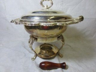INTERNATIONAL SILVER COMPANY SILVER PLATED CHAFING DISH 14 x 14 x 12