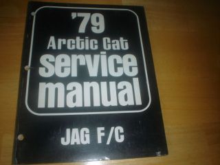 1979 Arctic Cat Jag F/C Snowmobile Service Manual
