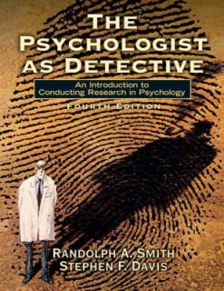 The Psychologist as Detective  An Intro
