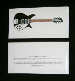 John Lennons 1964 Rickenbacker 325 Capri Greeting Card, DL size