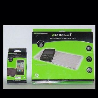 NEW ~ Enercell Wireless Charging Pad Mat & Skin for iPhone 4 4S