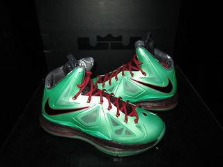 New 2012 Nike Lebron James 10 X Jade Basketball Mens SZ 10