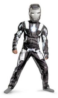 Iron Man 2 War Machine Classic Muscle Costume, Child M(7 8)