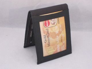   SLIM THIN OUTSIDE ID CREDIT CARD ID MONEY BLACK NEW 
