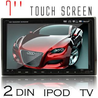 Touch Screen 7 Monitor Car cd dvd Player Double Din TV
