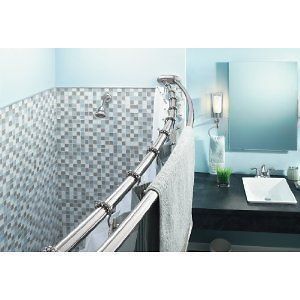 Moen DN2141CH Double Curved Shower Rod, Chrome BRAND NEW FREE FAST 