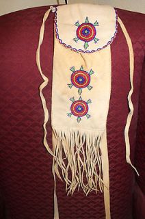 Lakota Sioux Indian beaded beadwork Tobacco Pipe Possibles Bag 3 