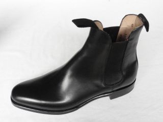 New & Lingwood Black Calf Leather Jodphur Style Formal Boots UK 8.5 F 