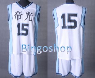 Kuroko no Basuke Kiseki no Sedai Teiko Cosplay Costume Sports Jersey 