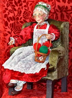 Jacqueline Kent Life Like Mother Christmas Table Display Doll
