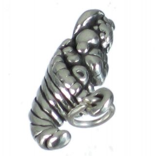   sterling silver charm .925 x 1 Horn of Plenty charms SSLP3818