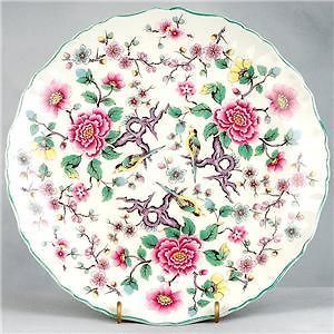 JAMES KENT OLD FOLEY CHINESE ROSE CAKE PLATE