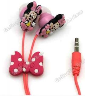 KIDS PINK MINNIE MOUSE HEADSETS FOR TABLETS IPAD,IPOD, PLAYER,EAR 