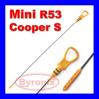 MINI R53 COOPER S DIPSTICK ENGINE OIL DIP STICK GENUINE BMW MINI   NEW