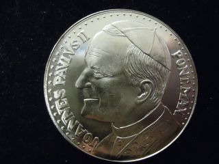 Pope John Paul II Madonna and Child Silver Medal