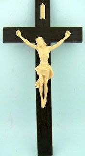   Wood tone Crucifix Catholic Crucifix Cross School Bulk Gift Idea