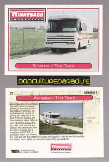 WINNEBAGO TEST TRACK Grounds Brave/Itasca Sunrise RV CAMPER 1994 