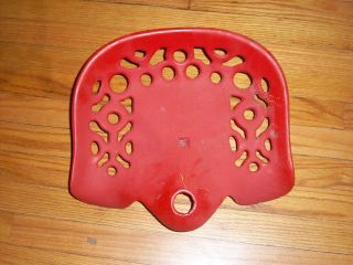 ANTIQUE CAST IRON IMPLEMENT OLD FARM TRACTOR SEAT STEAMPUNK 
