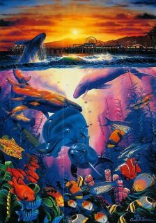 Christian Lassen BAYWATCH Sea Life Dolphins Whales Ocean BOXLESS 