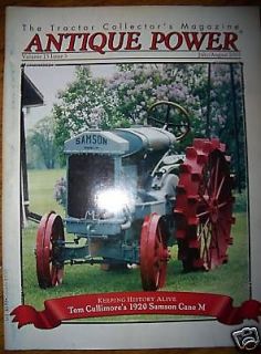 Farming w/ JEEP Samson M Tractor GIBSON D ANTIQUE POWER