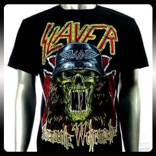 Slayer Heavy Metal Rock Punk Band Men T shirt Sz L