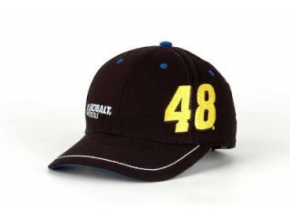 JIMMY JOHNSON KOBALT TOOLS 48 NASCAR PIT HAT CAP NEW RARE BLACK BLUE