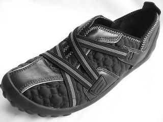 PRIVO CLARKS Joba Womens Black Leather Slip On Comfort Walking 