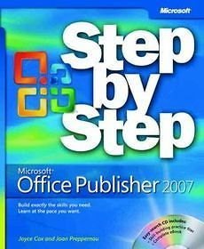   Office Publisher 2007 Step by Step [With CDROM] by Joyce Cox Paper