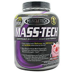 muscletech mass tech 5lb weight gainer choose flavor  