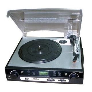 NEW 3 Speed 33/45/78 Record Player Turntable Tranfer LP to  AM FM 