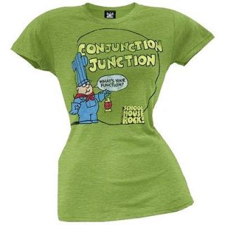 schoolhouse rock conjunction junction juniors t shirt one day shipping