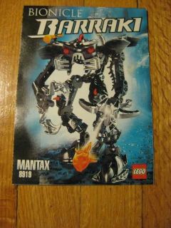 Lego Bionicle 8919 Barraki Mantax   instruction manual
