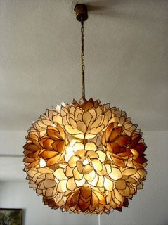 XL SPUTNIK Dandelion PUSTEBLUME Ceiling Lamp SHELL LAMP Chandelier 