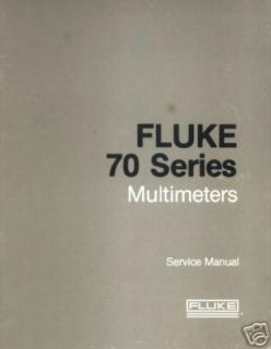 John Fluke 70 Series 73 75 77 Oper & Service Manual