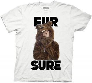 workaholics fur sure adult t shirt