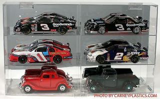 nascar diecast display case 6 comp fits action 1 24